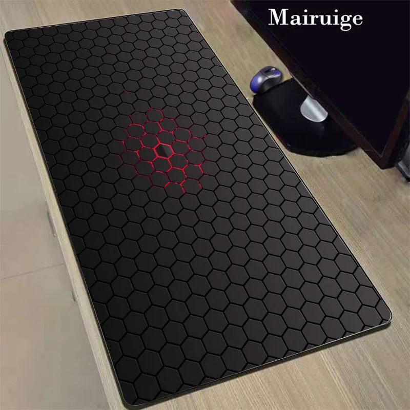 

Mairuige Computer Mouse Pad Fashion Grid Gaming MousePad Locking Edge Large Gamer XXL Mause Carpet PC Desk Keyboard Mat for Boy
