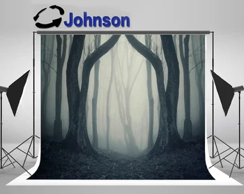 

Discount Mystery Dark Forest Tree Arch Scene Baby backgrounds Computer print party backdrop