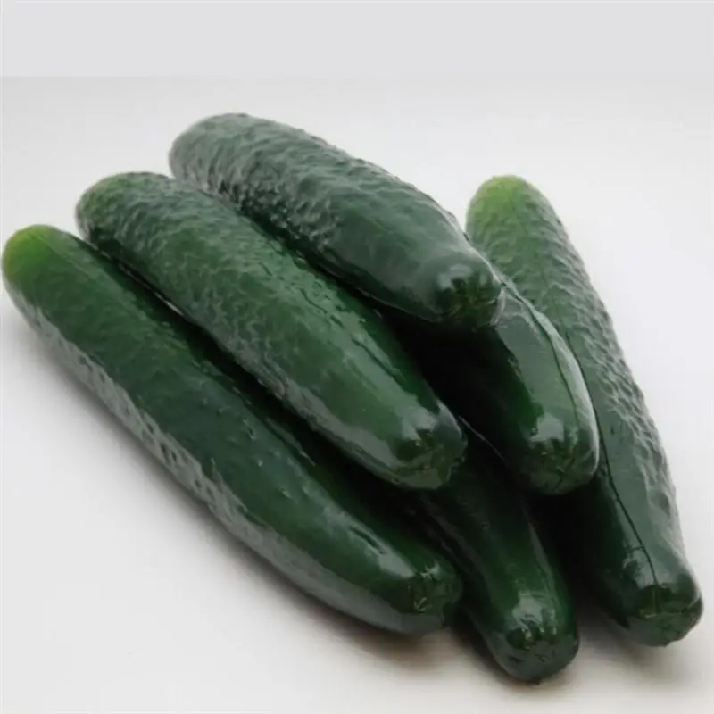 1pc Artificial Vegetables Cucumber Prop Creative Cucumber Photography Prop Vegetable Prop Photo Home Decor Decoration