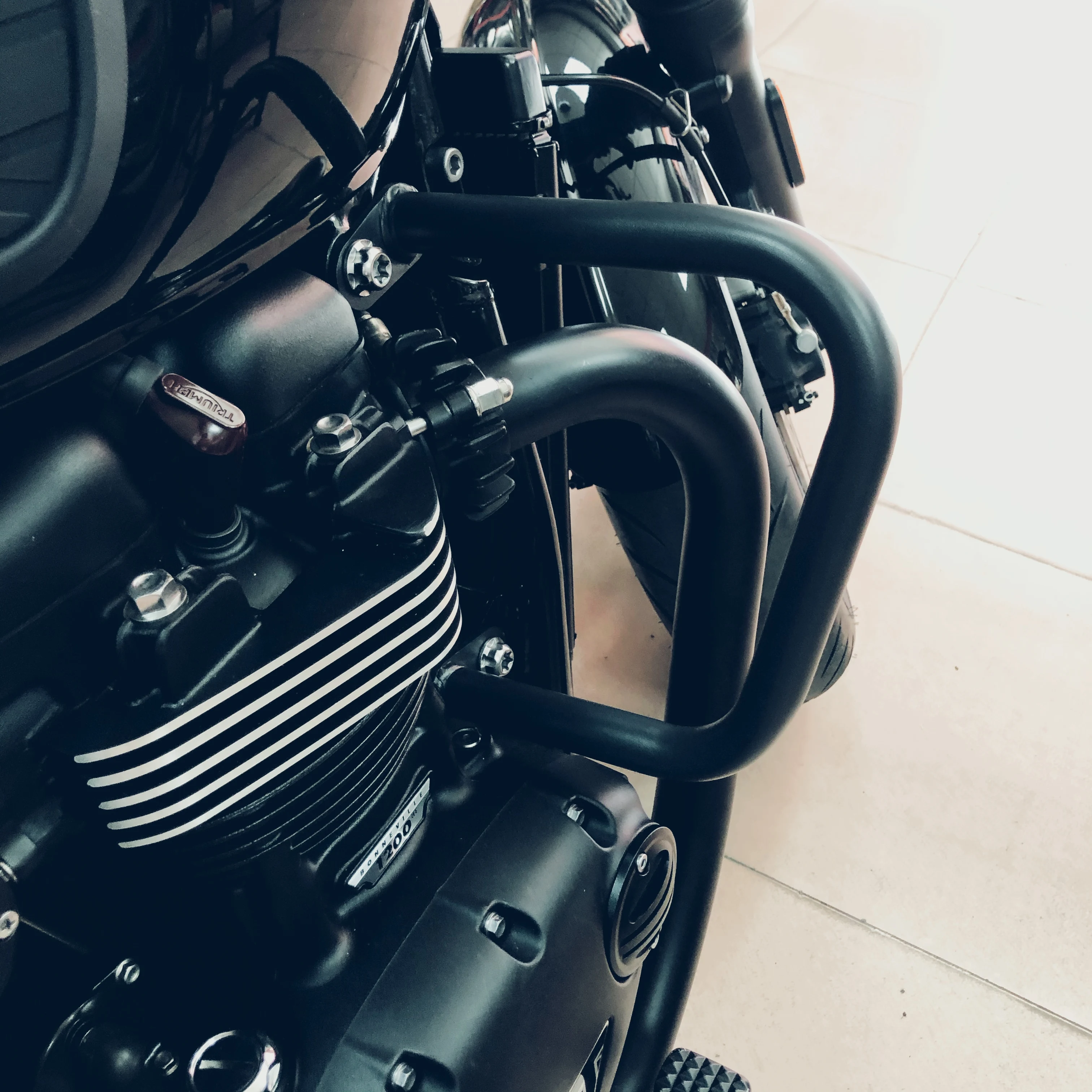 Triumph Bobber Black Crash Bars For Harley Davidson Reviewmotors.co