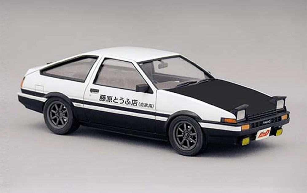 Масштаб 1/24 статическая модель гоночного автомобиля Project D Ver. AE86 Sprinter Trueno