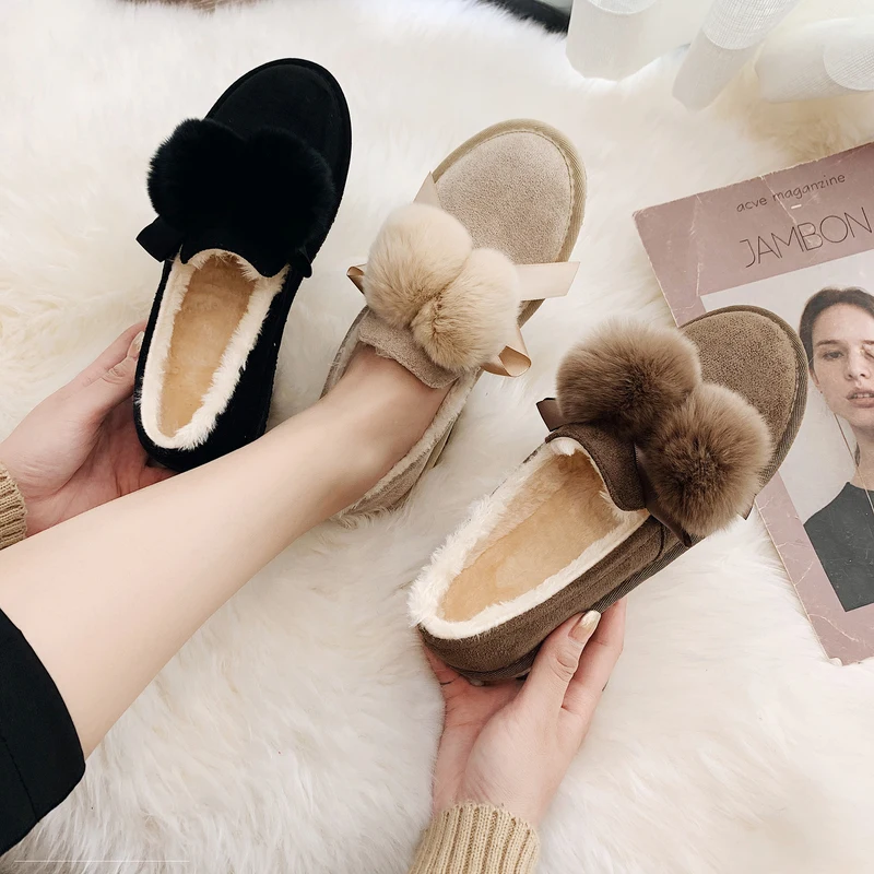 

Winter Shoes Women Female Footwear Autumn Slip-on 2019 Fashion Women's Shallow Mouth Casual Sneaker Round Toe Dress Fall New