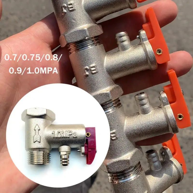 1PC Valve Parts Electric Water Heater Safety Pressure Relief Copper Fittings For DN15 Pipe | Обустройство дома