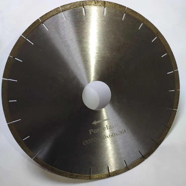 DB24 D350mm керамический фарфоровый плиточный режущий диск U слот алмазные лезвия для пилы бесшумные лезвия для резки фарфора 1 шт
