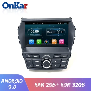 شراءأونكار سيارة رئيس وحدة لشركة هيونداي سانتا في XL IX45 2013 2014 2015 مع أندرويد 9.0 فطيرة سيارة مشغل وسائط متعددة 2GB + 32GB 1din واي فاي