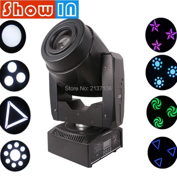 

60W White LED Spot Moving Head Light Sonido Profesional Auto Sound DMX DJ Disco Party Wedding Stage Effect Projector Equipment