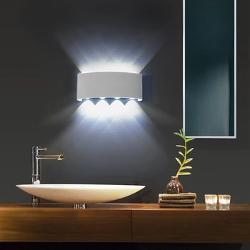 

Sale 2020 LED Wall Light Lamp for Staircase and Corridor 2/4/6/8W Waterproof LED Wall Sconce Up Down Wall Lights Living Room D30