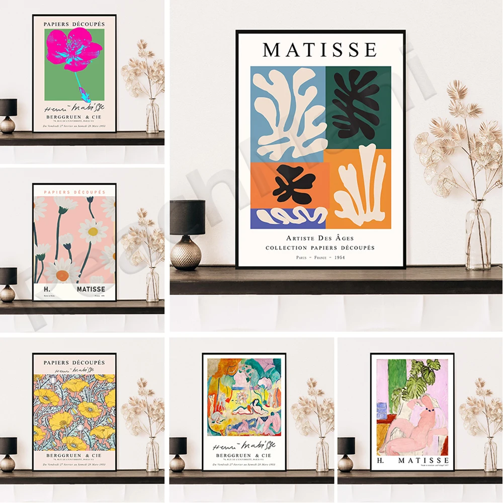 

Henri Matisse Print, Matisse Papiers Decoupes, Modern Print, Matisse Art, Fauves Art, Matisse Print, Modern Art Wall Art Poster
