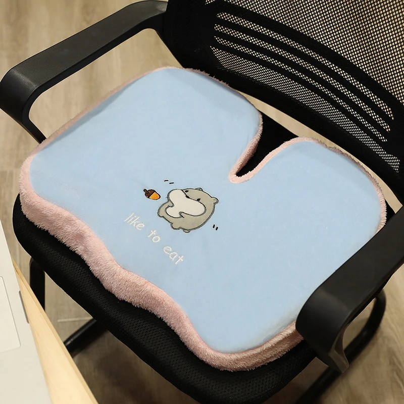 

Comfort Memory Foam Fruit Plush Seat Cushion For Car And Office Chair
