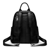 ZENCY Soft 100% Genuine Cow Leather Black Hardware Women's Backpacks Lady Girl First Layer Cowhide Female School Book Backpack ► Photo 3/6