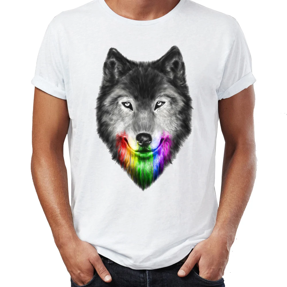 

Men's T Shirt Wolf Drawing Art Awesome Animal Tee