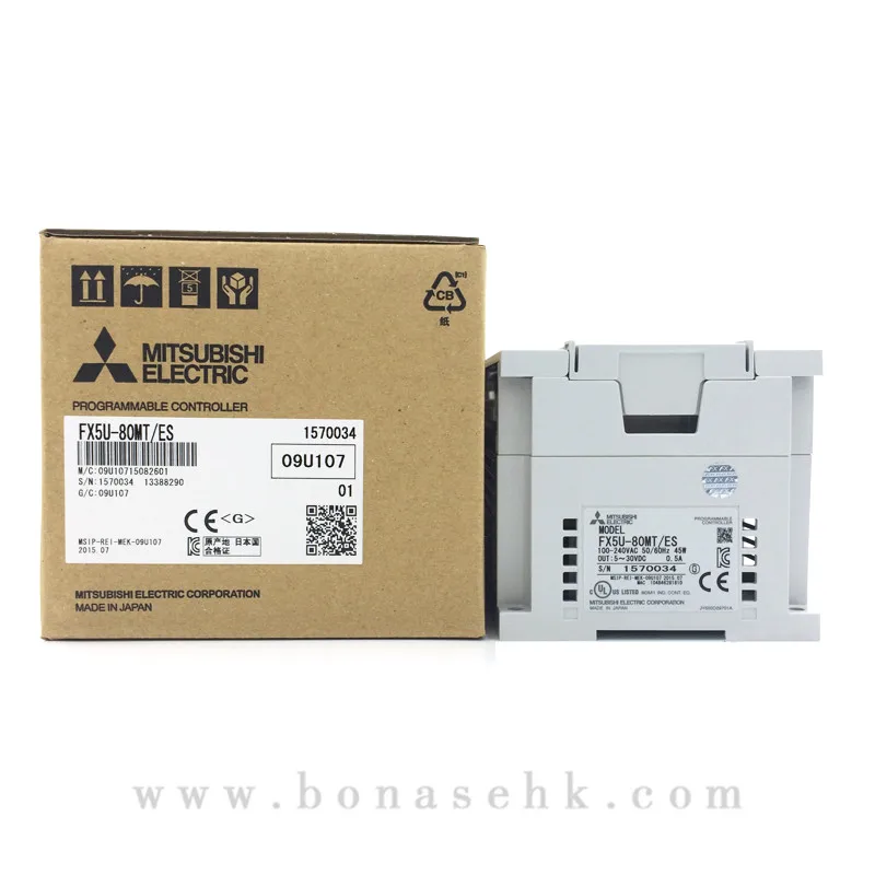 Novo PLC FX5UC-32MT/D FX5UC-64MT/D FX5UC-96MT/D FX5U-80MR/ES FX5U-80MT/ES FX5U-80MR/DS FX5U-80MT/DS