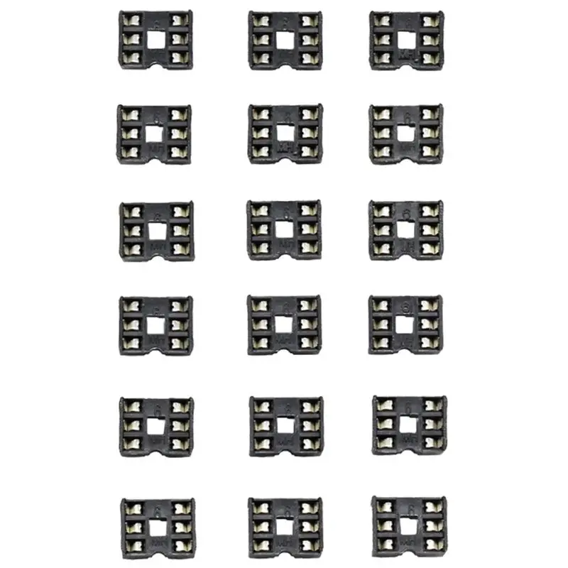 66 шт./лот DIP ИС адаптер припоя Тип гнездо комплект 6 8 14 16 18 20 24 28 Pin для arduino PCB Diy