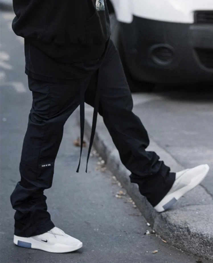 19SS последние KANYE WEST High Street Хип-хоп туман стиль сезон 6 Jerry спортивные брюки облегающий Повседневный брюки уличная лента брюки