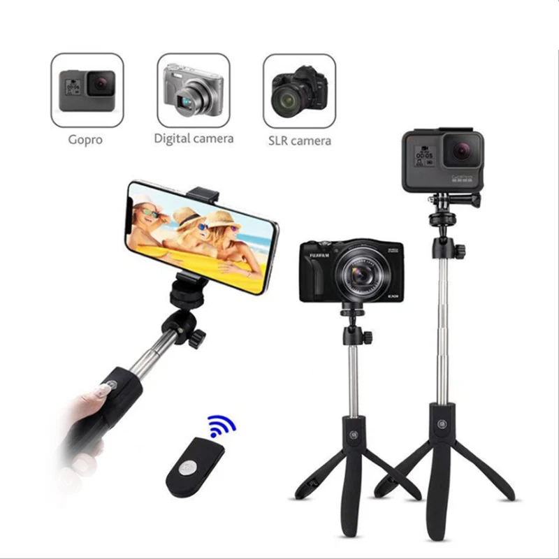 

Bluetooth 4.0 Selfie Stick Tripod for Phone Gopro SLR Camera with Wireless Remote Shutter for iPhone 11/11 Pro Max Galaxy Note10