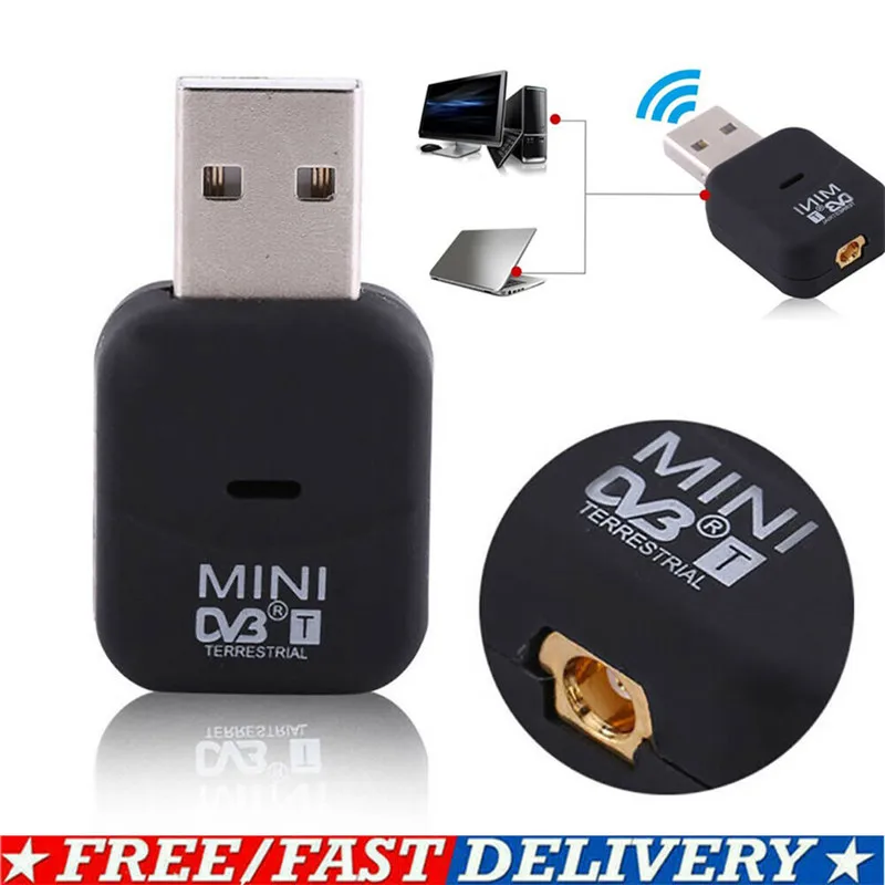 USB 2,0 цифровой DVB-T SDR+ DAB+ FM hdtv тюнер вставляемый приемник RTL2832U+ R820T2S_CH