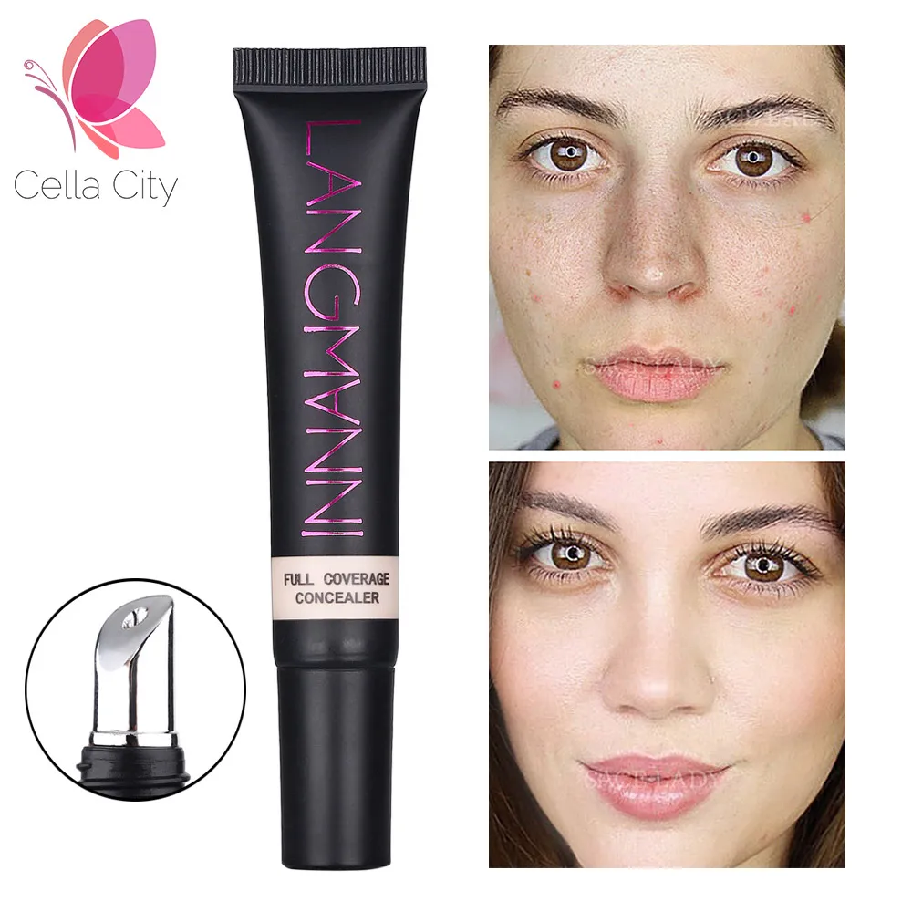 

Cellacity face concealer cream 13 color liquid full cover 10ml Eye Dark Circles Cream Face Corrector Waterproof Make Up Base