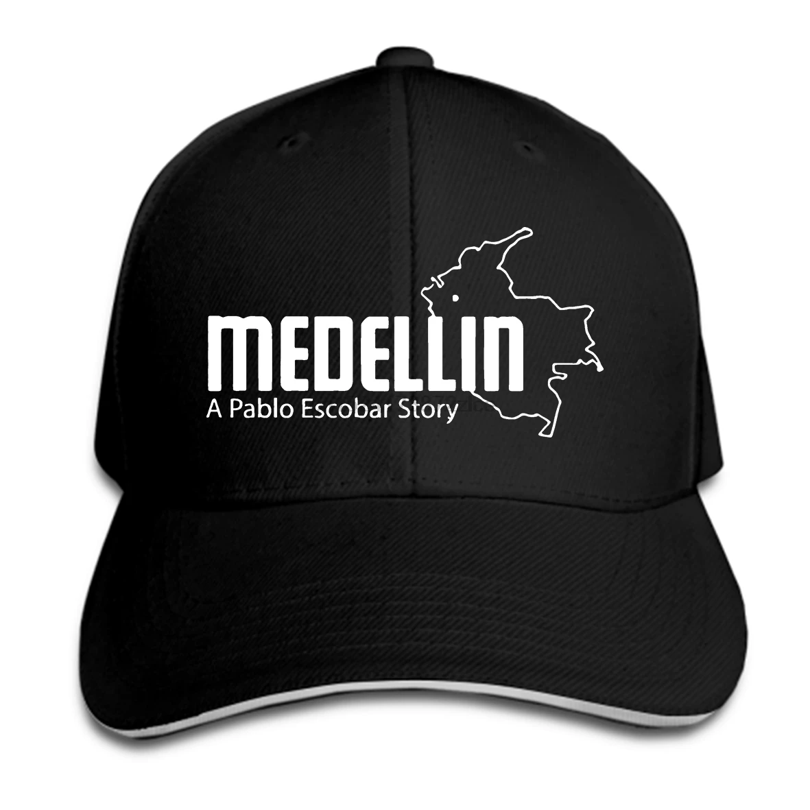 Бейсболка с принтом на заказ для мужчин, Medellin Pablo Escobar, женская кепка