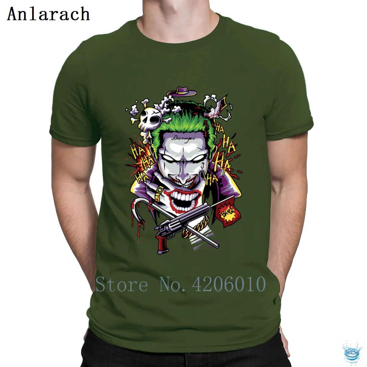 Joker T-Shirt Funny Tee Tops Normal Cotton Men's Tshirt Great Summer Style Designer Tee Shirt Top Quality