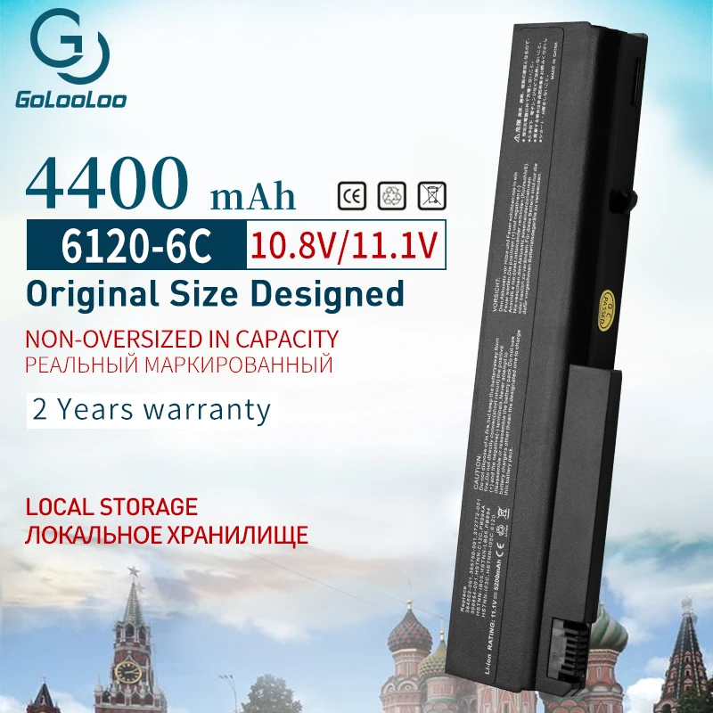 Аккумулятор Golooloo 11 1 В 4400 мАч для ноутбука HP Business Notebook NC6110 NC6115 NC6120 nc6140 NC6200 NC6220 NC6230