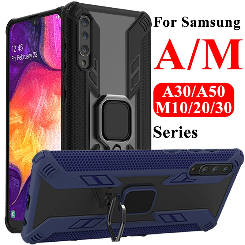 Защитный чехол на samsung Galaxy A50 50A M30 A30 M20 M10 роскошный Твердый переплет Galax 50