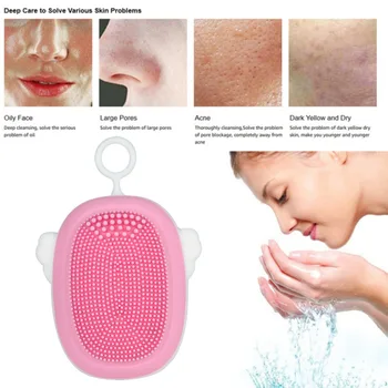 

Deep Cleaning Brush Electric Face Brush Tool Silicone Cleaner Waterproof Beauty Soft Face Washing Produsts Cleaning S1