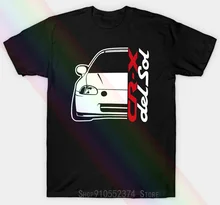Гоночная хлопковая футболка унисекс Honda Crx Del Sol Vti (Eg2) Гоночная хлопковая футболка унисекс Honda Crx Del Sol Vti (Eg2)