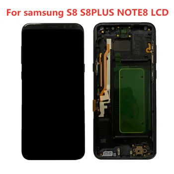 

Original AMOLED Display For SAMSUNG Galaxy S8 S8+ NOTE8 S8 PLUS LCD G950F G955F N950F Display Touch Screen Replacement Parts