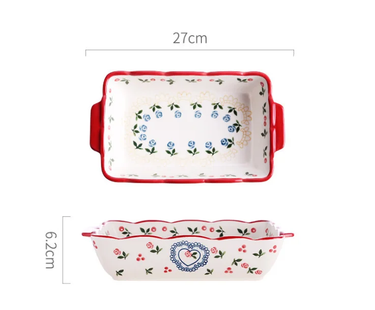 Household Ceramic Dish Creative Fruit Big Fish Dish Pasta Bowl Salad Bowl Soup Plate For Kitchen Dishes Dessert Tray - Цвет: 1