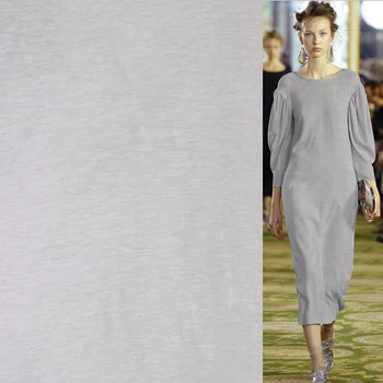 

Plain color silk and linen blended fabric natural fabric without synthesis,SLN184