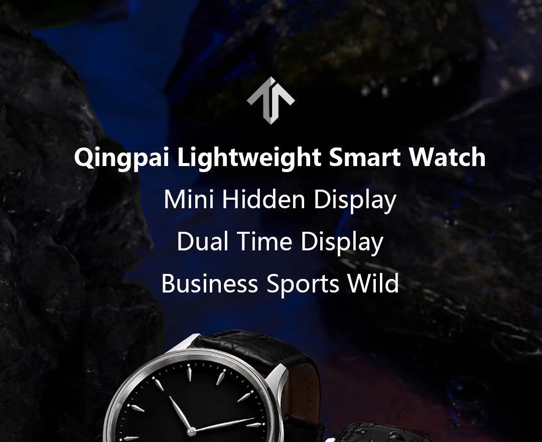 Xiaomi Youpin Qingpai светильник умные часы с сапфировым стеклом спортивный шаг датчик сердечного ритма двойной дисплей времени Классический монитор сна
