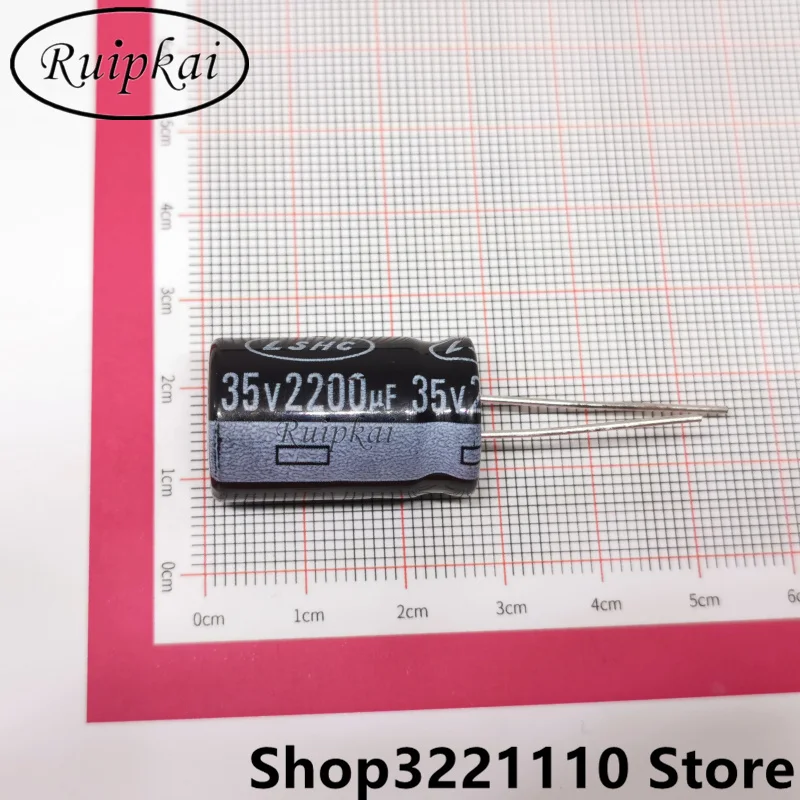 20pcs 2200UF 35V 16x25mm Aluminum Electrolytic Capacitor 35V 2200UF 16*25mm CL series 105