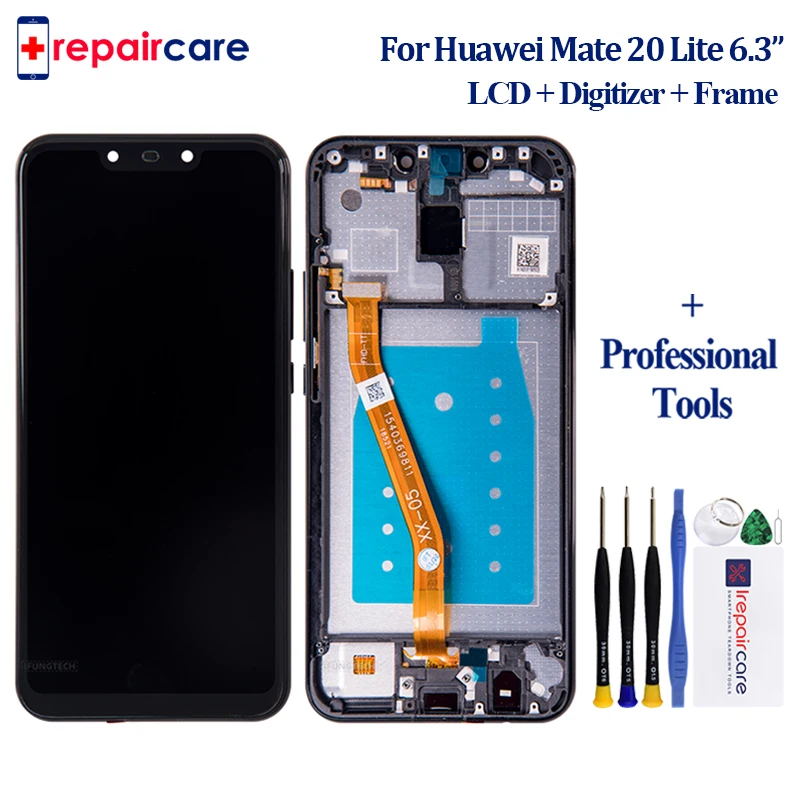 ЖК дисплей 6 3 дюйма для Huawei mate 20 lite с сенсорным экраном и дигитайзером в сборе