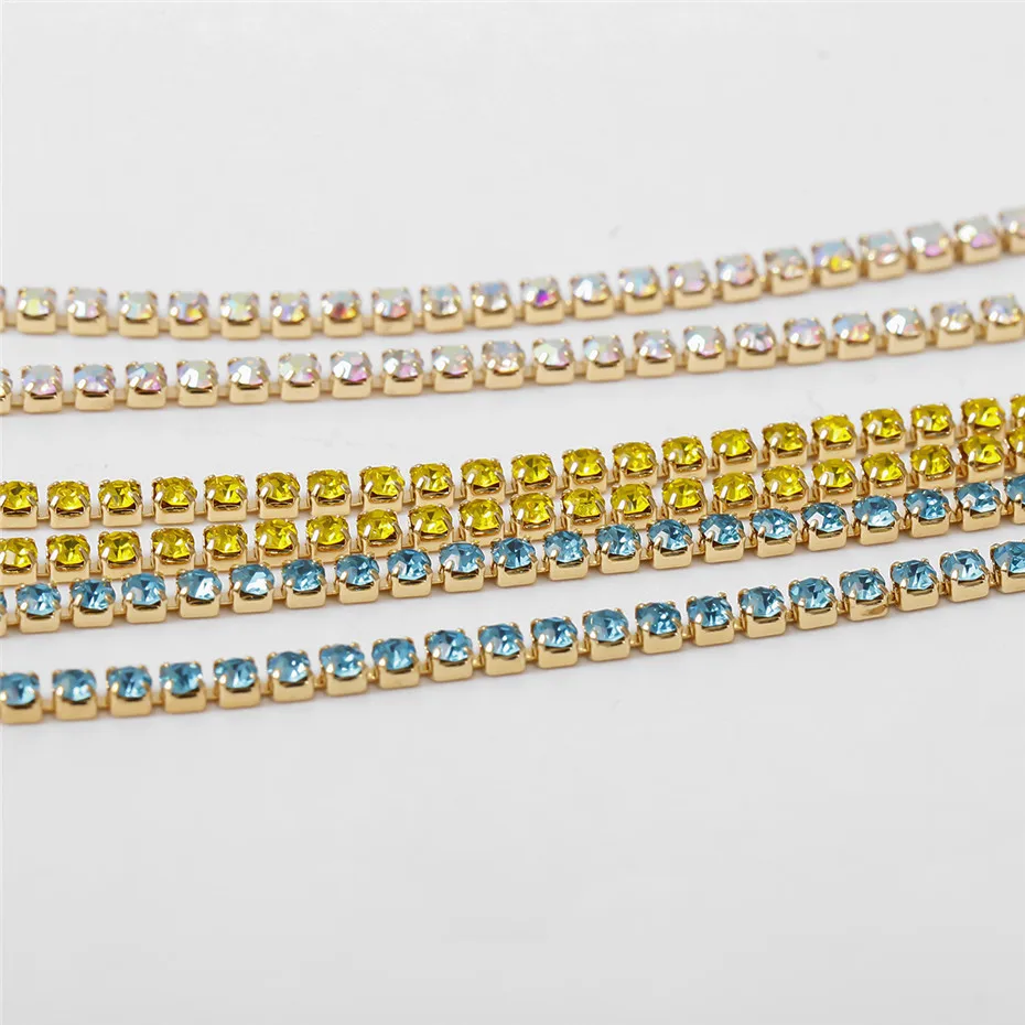 Luxury Bling Colorful Crystal Anklet Bracelet  