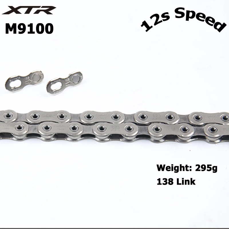 

M9100 Chain 12 Speed MTB Chain 126 Links with Quick Link Bicycle Part 126 LINK