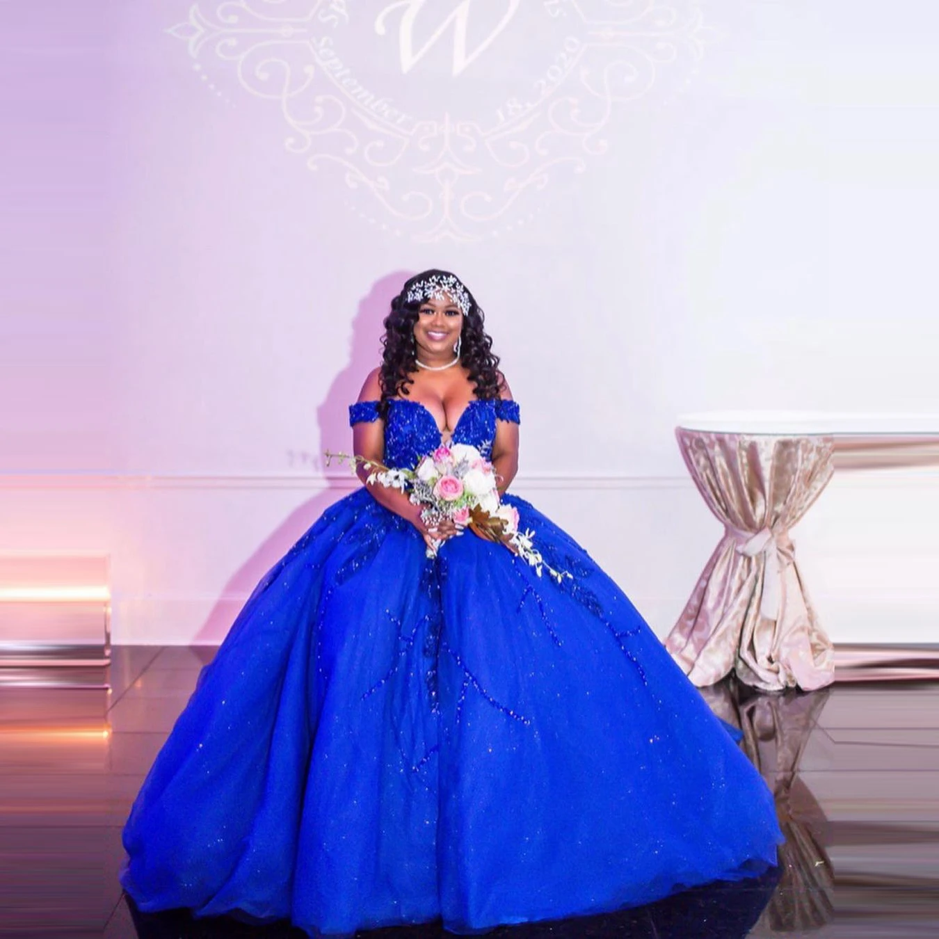 Royal blue Gown Styles | Dresses Images 2022
