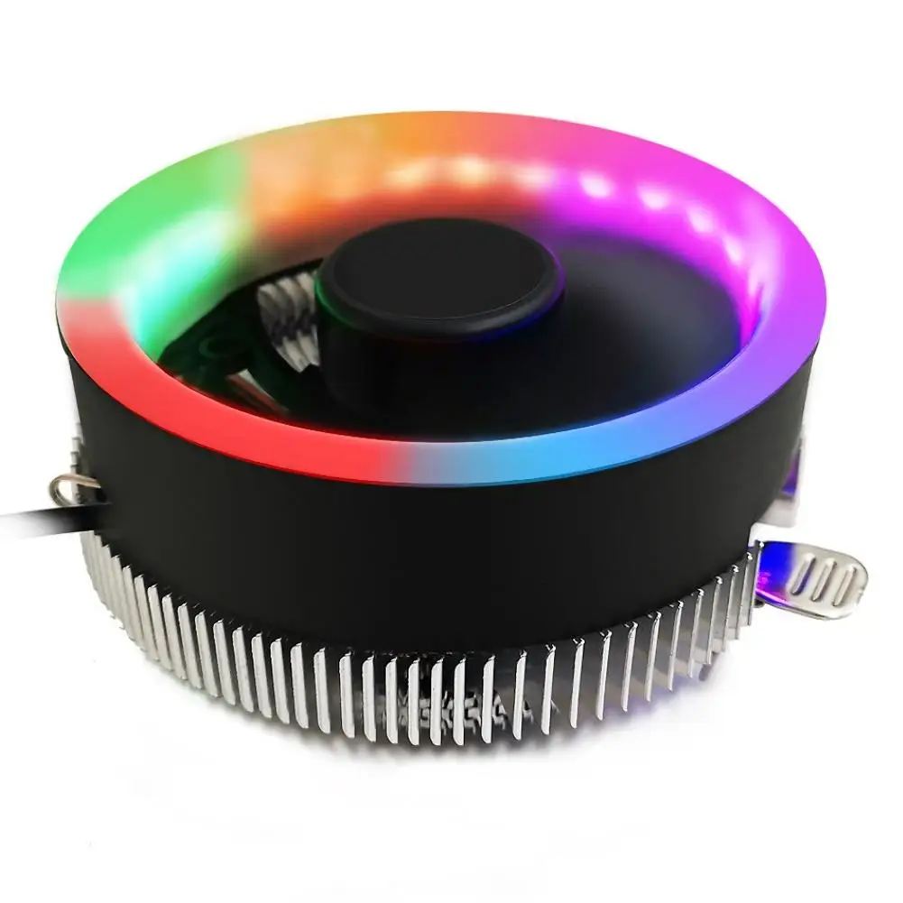 

Silent Desktop Computer CPU Cooler Radiator Heatsink Cooling Fan for I-ntel A-MD