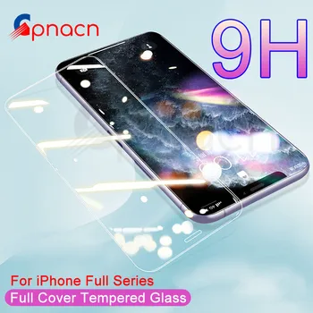 

9H Tempered Protective Glass on the For iPhone 11 Pro X XR XS Max iPhone 8 7 6 6S Plus 5S SE Safety Screen Protector Glass Film