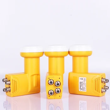 

Starcom Universal LNB low noise figure 0.1dB Ku Band Quad LNB For DVB S/S2 Dish TV Support HD/4K Single