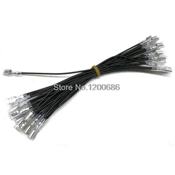 

20AWG 12cm apart 6.3MM 30 Daisy Chained Quick Connectors Wire harness New Arcade Push Button Micro Switch Ground wire