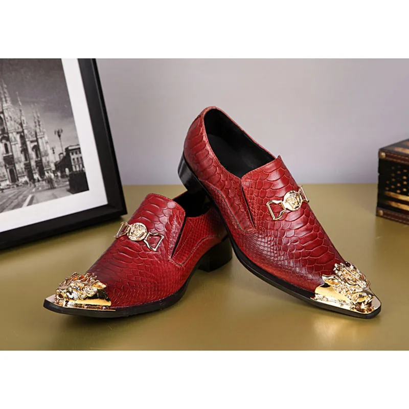 Batzuzhi Fashion Man Dress Shoes Leather Shoes Man Designer Shoes Genuine Leather Business ! Big size EU38-46! 3 Colors!