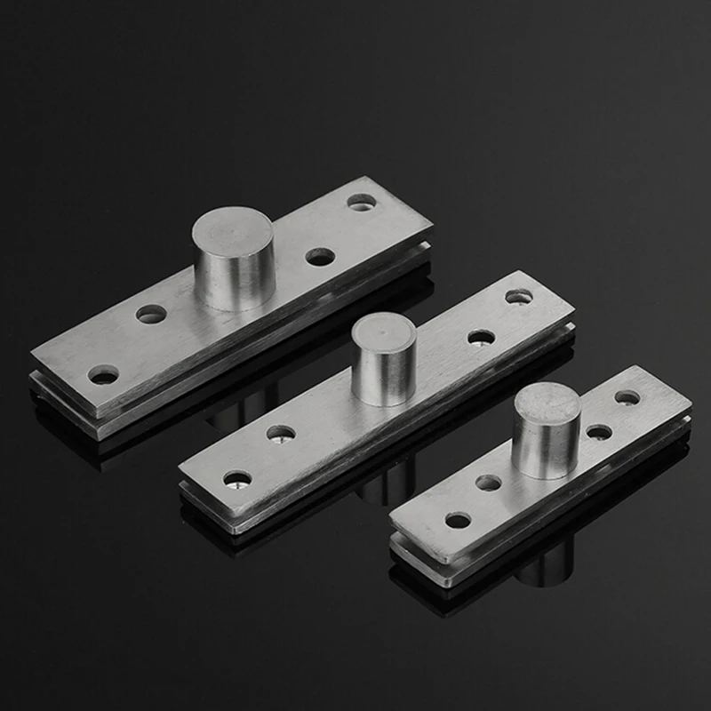 1Pc Hot Metal 360 Degree Rotating Shaft Hidden Door Pivot Hinges Stainless Steel Concealed Hidden Door Hinges Furniture Hardware