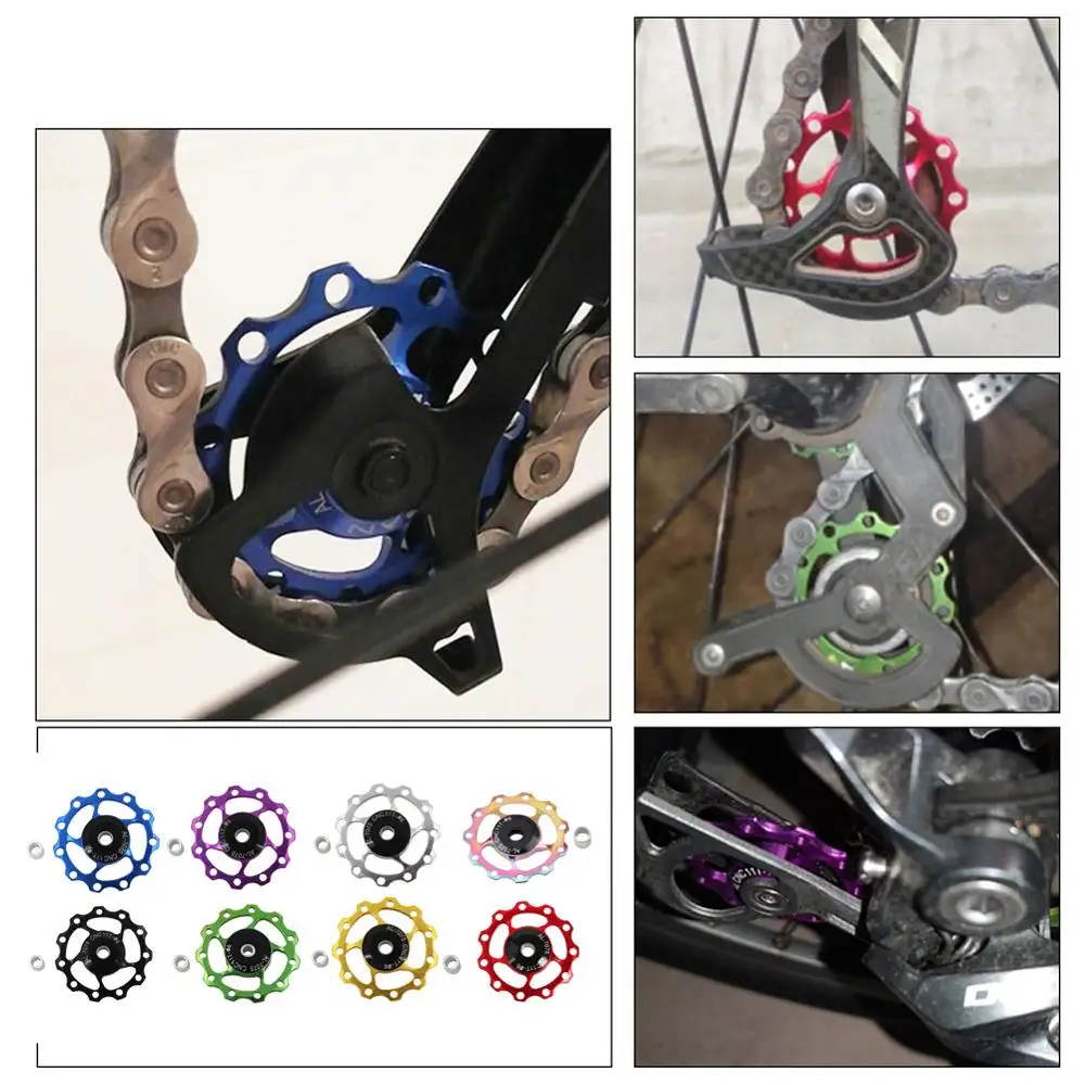 

11T Dustproof And Durable Transmission Rear Derailleur Guide Wheel Metal Bearing Steel Palin Mountain Bike Rear Derailleur Guide