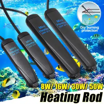 

Mini Aquarium Heater Rod 50W Temperature Adjustable Auto Thermostat Fish Tank Submersible Heating Rod