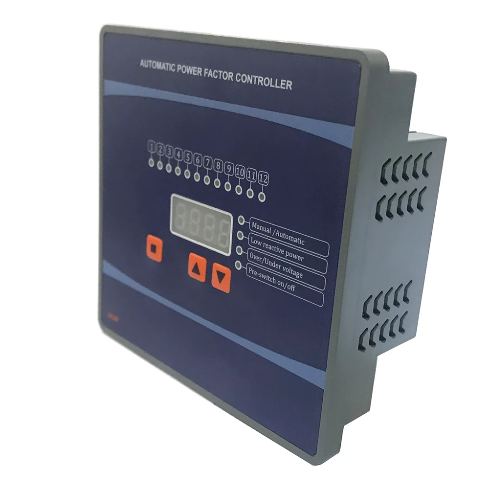 C 12 Steps JKW Intelligent Reactive Power Auto Compensation Controller Ub-Uc Voltage 380v