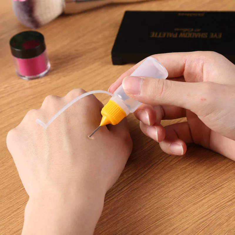 Needle Tip Bottles Glue Empty Applicator Bottles 5pcs set Liquid Dropper Cap for DIY Paint Craft Paper Art 10 20 30 60ML plastic dropper bottles