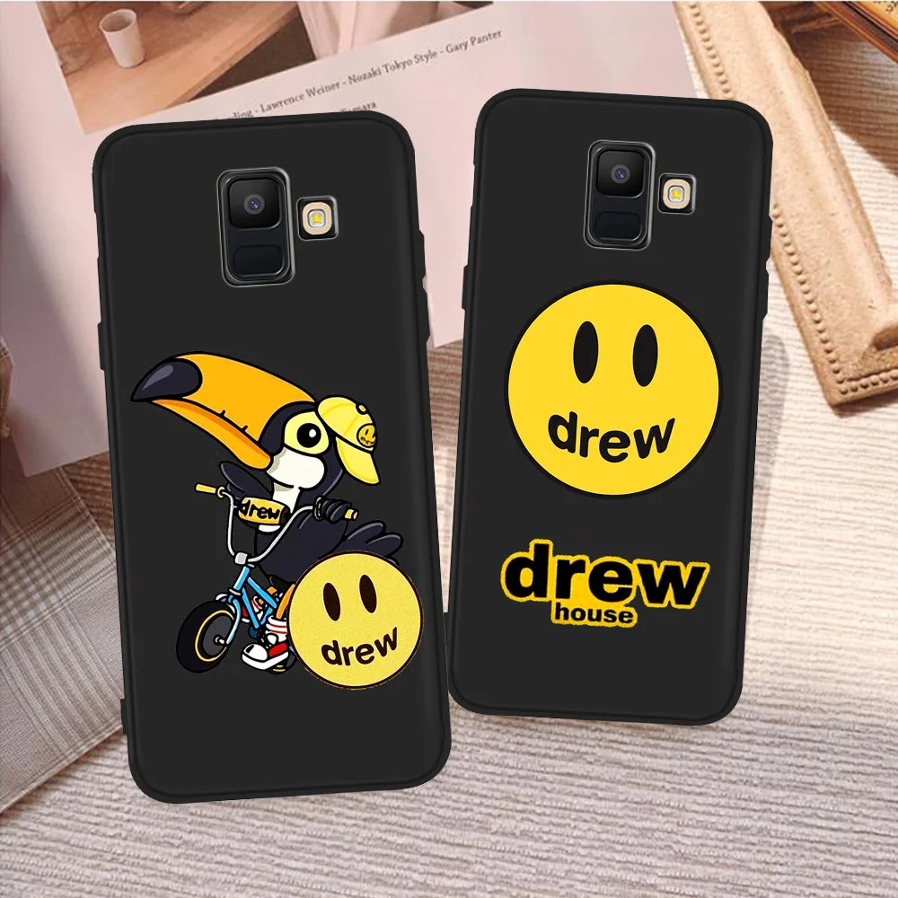 

Smiley face Drew House Justin Bieber Soft TPU Case For Samsung A30 A40 A50 A70 A80 A5 A6 A7 A8 A9 A10 A20 J3 J4 J5 J6 J7 J8 Plus