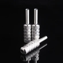 Высокое качество Профессиональный 3 шт 18 мм рукоятка из нержавеющей стали трубка задняя Татуировка ручка татуировка трубка с задней стволовой