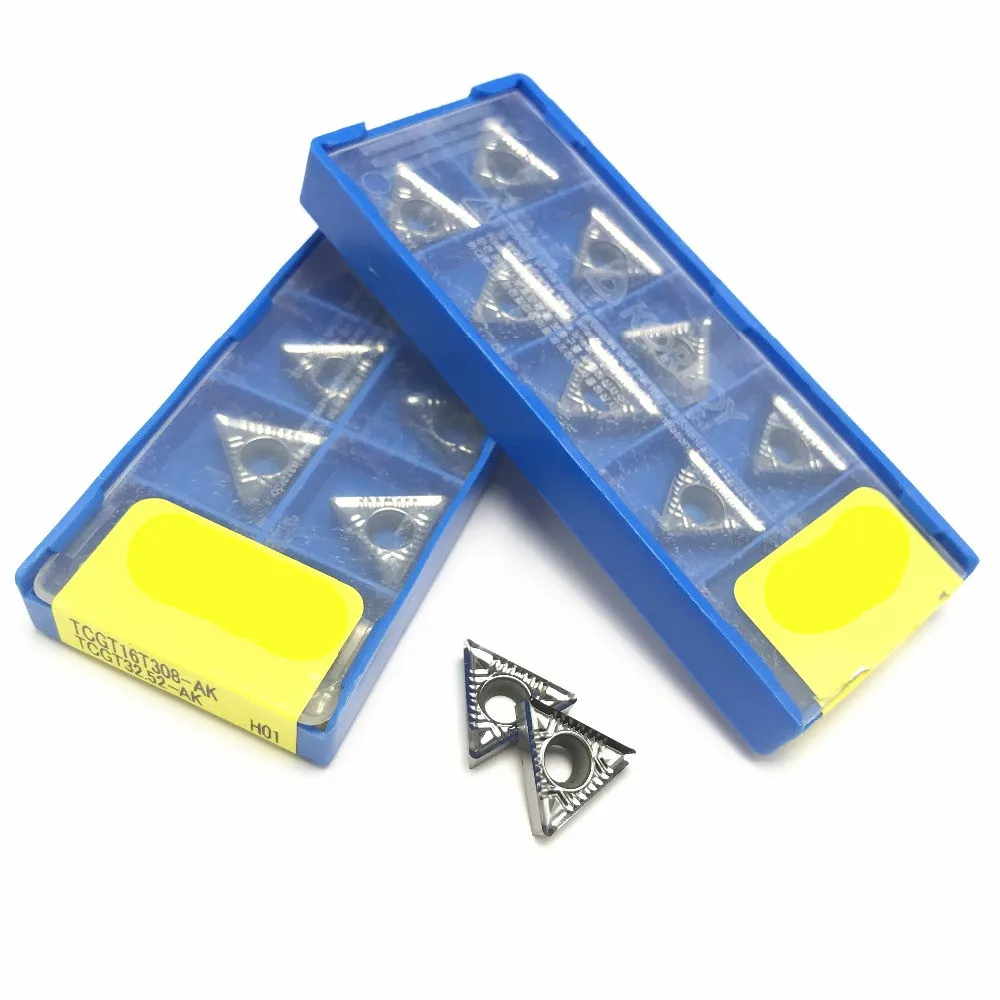 

60°KORLO lathe tool TCGT16T302/04/08 AK H01 external turning tool, CNC turning tool for AL + TIN alloy wood.