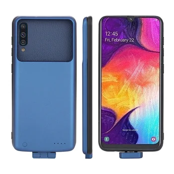 

5000mAh For Samsung Galaxy A50 Battery Charger Case 2 in 1 Magnetic Soft TPU Cover+ Powerbank Charger Case For Samsung A50 Cases